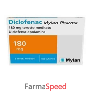 diclofenac (mylan pharma)*5 cerotti medicati 180 mg