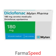 diclofenac (mylan pharma)*10 cerotti medicati 180 mg