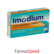 imodium*12 cpr orosolubili 2 mg