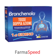 bronchenolo integratore per la tosse doppia azione 10 bustine