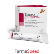 emacrit orosolubile 30stick pa