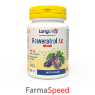 longlife resveratrol 4x 60cps