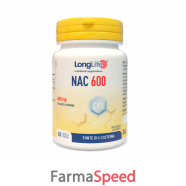 longlife nac 600mg 60cps