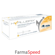 siringa preriempita hyalubrix pack acido ialuronico 30 mg 2 ml per iniezione intra-articolare 10 pezzi no eto