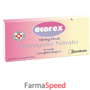 ecorex*6 ovuli vaginali 150 mg