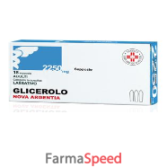 glicerolo (nova argentia)*ad 18 supp 2.250 mg