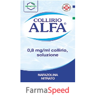 collirio alfa*collirio 10 ml 0,8 mg/ml