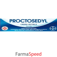 proctosedyl*crema rettale 20 g