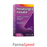 fexallegra nasale*spray nasale 10 ml 1 mg/ml + 3,55 mg/ml