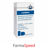 lacrisol*collirio 10 ml 0,0045% + 0,5%