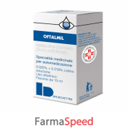 oftalmil*collirio 10 ml 0,020% + 0,016%