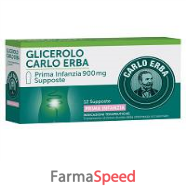 glicerolo (carlo erba)*prima infanzia 12 supp 900 mg