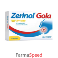 zerinol gola limone*18 pastiglie 20 mg
