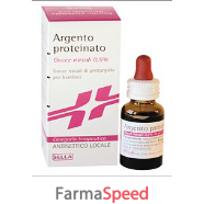 argento proteinato (sella)*bb gtt orl 10 ml 0,5%