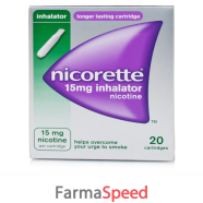nicorette*soluz inal 20 flaconcini monod 15 mg
