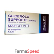 glicerolo (marco viti)*ad 18 supp 2.250 mg