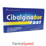 cibalgina due fast*12 cpr gastrores 200 mg