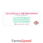 glicerolo (pietrasanta)*ad 18 supp 2.250 mg