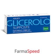 glicerolo (sofar)*ad 18 supp 2.250 mg