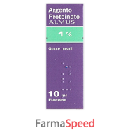 argento proteinato (almus)*ad gtt orl 10 ml 1%