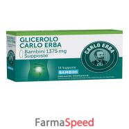 glicerolo (carlo erba)*bb 18 supp 1.375 mg