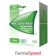 nicorette*105 gomme mast 4 mg menta forte