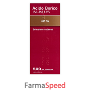 acido borico alm -  3% soluzione cutanea flacone 500 ml 