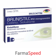 brunistill*20 flaconcini collirio 0,5 ml 0,025%