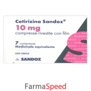 cetirizina sand -  10 mg compresse rivestite con film 7 compresse in blister pvc/alu 