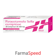paracetamolo (sella)*30 cpr 500 mg