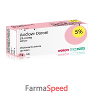 aciclovir (dorom)*crema derm 3 g 5%