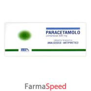 paracetamolo (zeta farmaceutici)*20 cpr 500 mg
