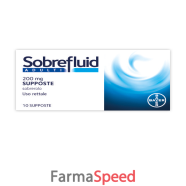 sobrefluid*adulti 10 supp 200 mg