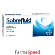 sobrefluid*bambini 10 supp 100 mg