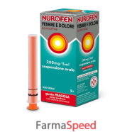 nurofen febbre e dolore*bb os sosp 100 ml 200 mg/5 ml fragola senza zucchero con siringa