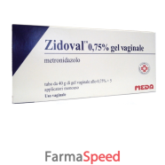 zidoval*gel vag 40 g 0,75% + 5 applic