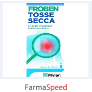 froben tosse secca*1 flacone 125 ml 1,7 mg/5 ml sciroppo