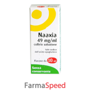 naaxia*collirio flacone 10 ml 4,9% senza conservante