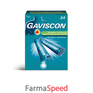 gaviscon*24 bust os sosp 500 mg/10 ml + 267 mg/10 ml