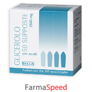 glicerolo (sella)*ad 50 supp 2.250 mg