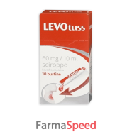 levotuss*sciroppo 10 bust 60 mg/10 ml