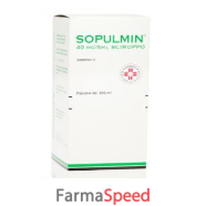 sopulmin*sciroppo 200 ml 0,8 g/100 ml