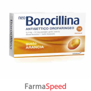 neoborocillina antisettico orofaringeo*16 pastiglie 6,4 mg + 52 mg arancia