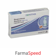 ibuprofene (zentiva)* 12 capsule molli 200 mg