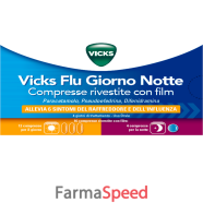 vicks flu giorno notte*12 cpr giorno + 4 cpr notte