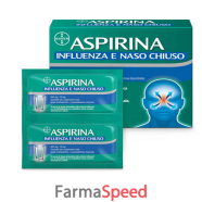 aspirina influenza e naso chiuso*os 10 bust 500 mg + 30 mg