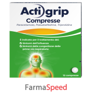 actigrip*12 cpr 60 mg + 2,5 mg + 500 mg