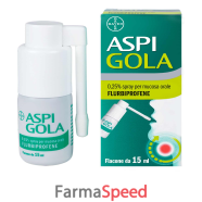 aspi gola*spray mucosa os 15 ml 0,25%