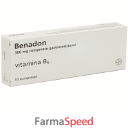 benadon*10 cpr gastrores 300 mg