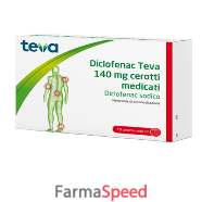 diclofenac (teva)*10 cerotti medicati 140 mg